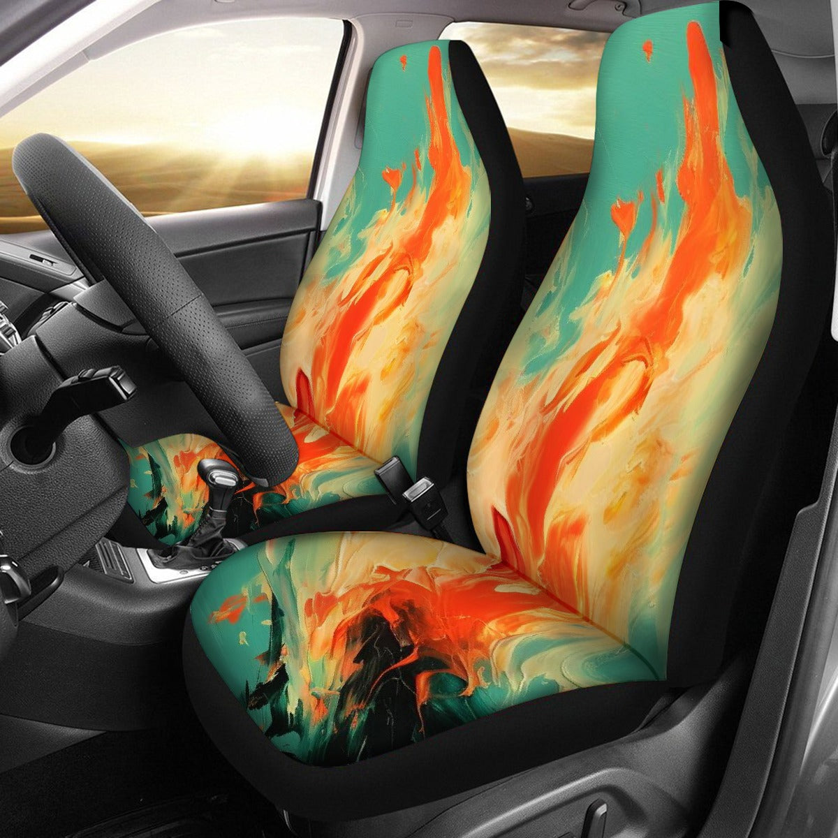 Universal Car Seat Cover With Thickened Back