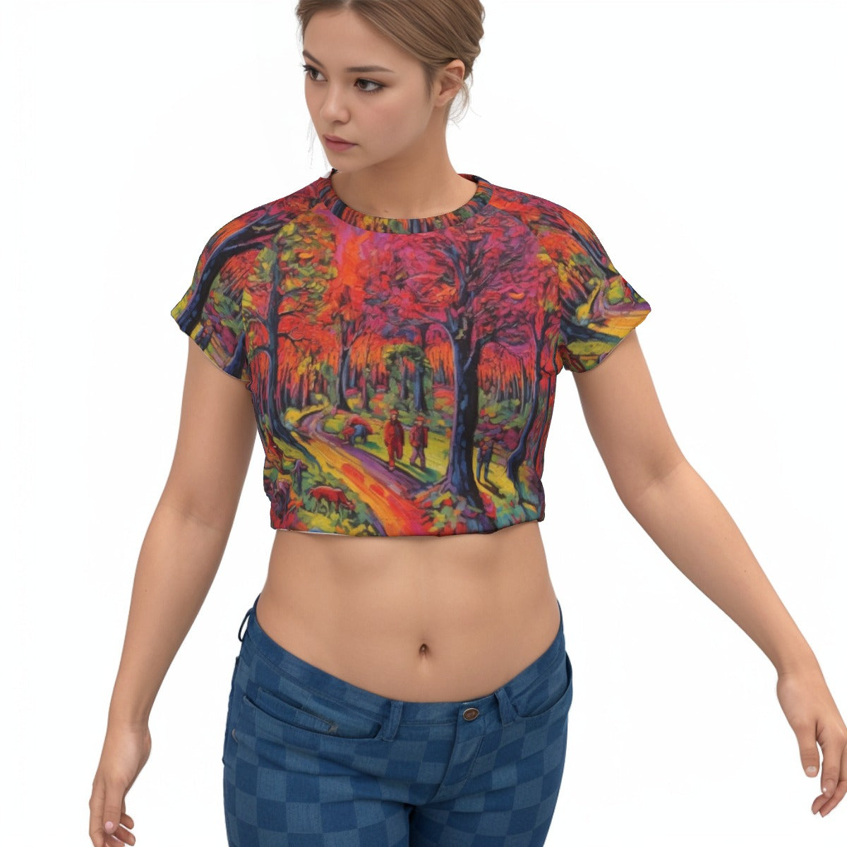 Raglan Cropped T-shirt