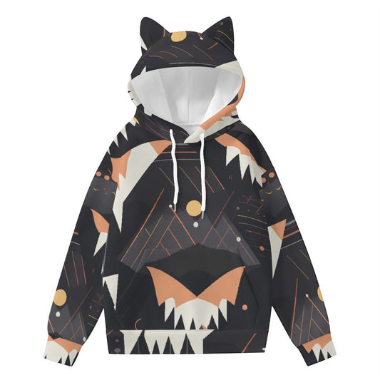 Women’s Hoodie With Decorative Ears