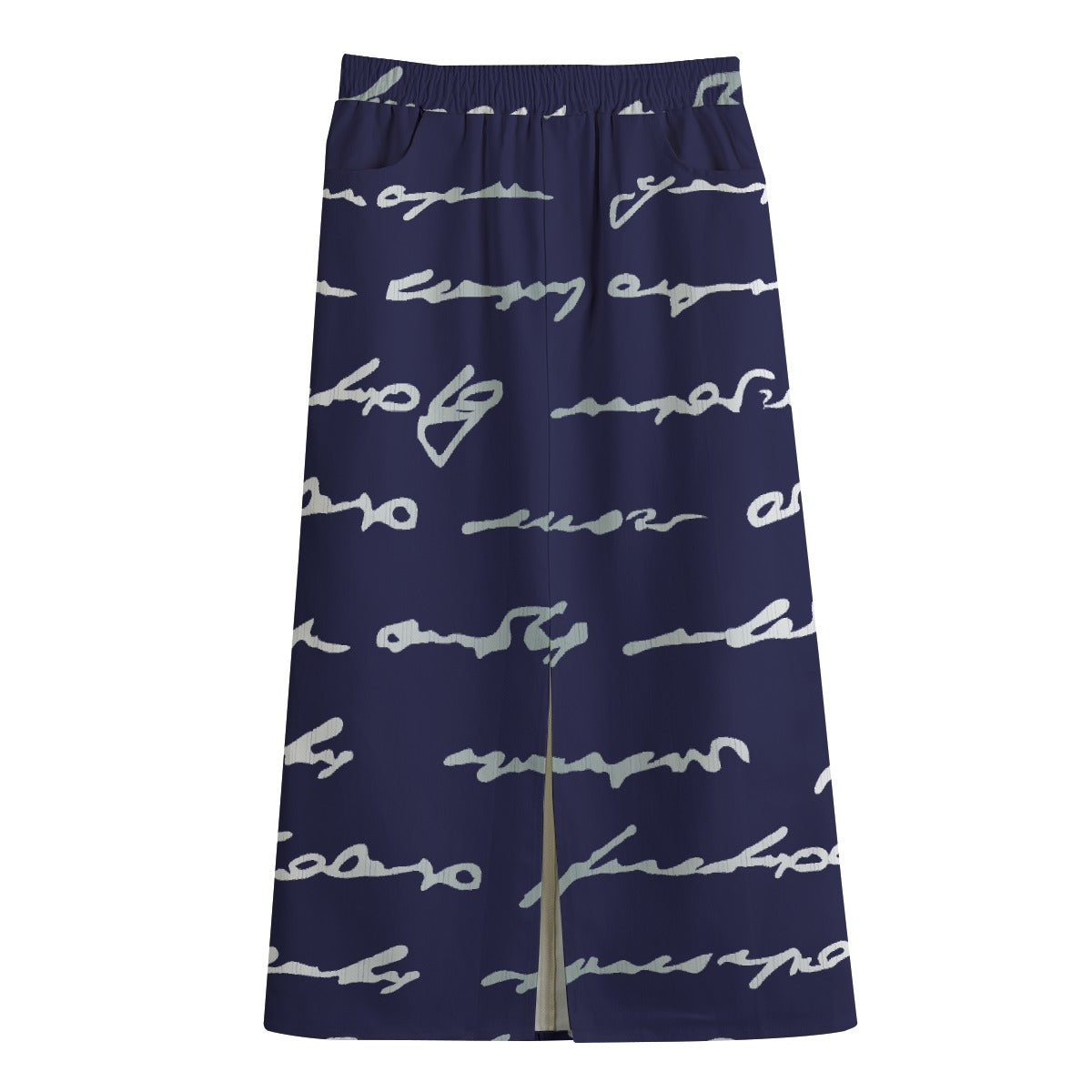 Women's Front Mid-slit Skirt | 245GSM Cotton