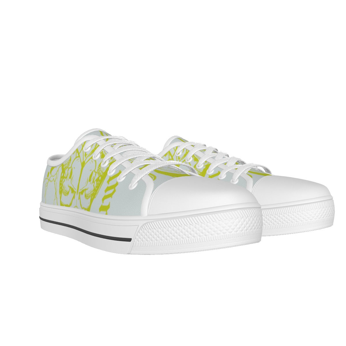 Women's White Sole Canvas Shoes