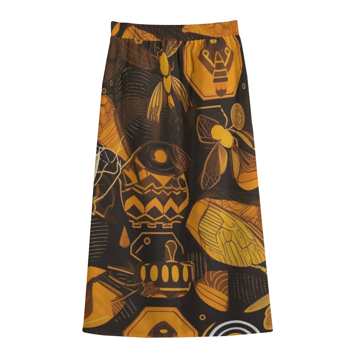 Women's Front Mid-slit Skirt | 245GSM Cotton