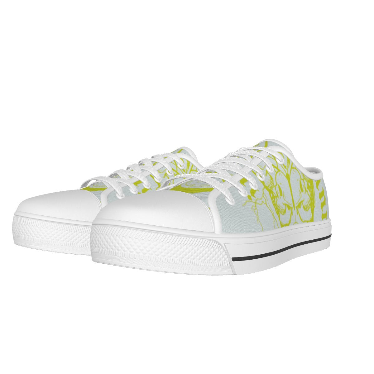 Women's White Sole Canvas Shoes