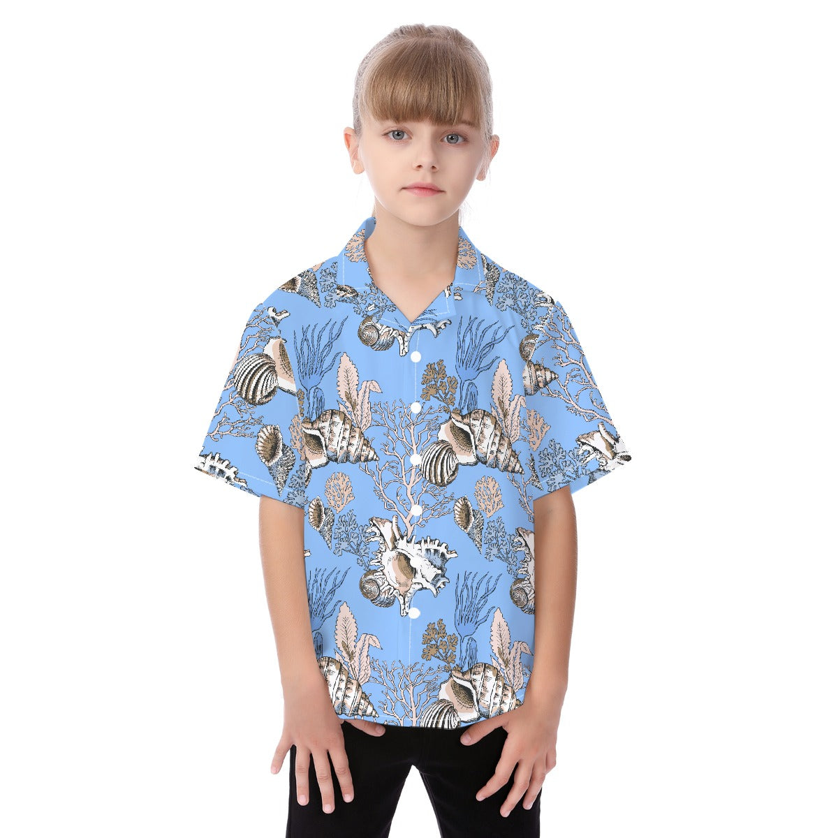 Kid's Hawaiian Vacation Shirt | 115GSM Cotton poplin