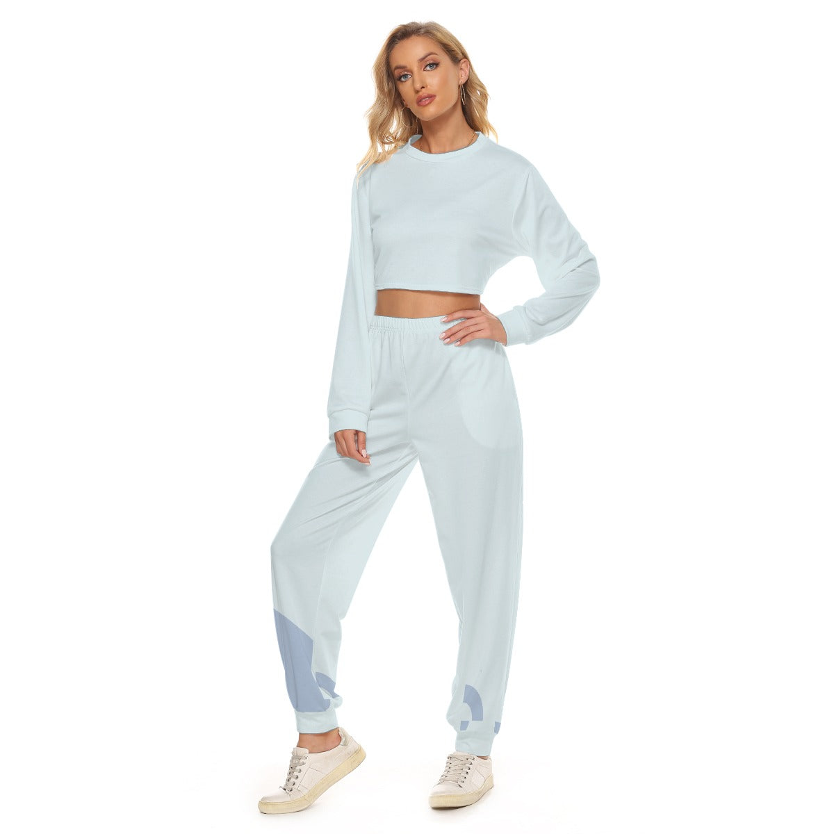 Women's Crop Sweatshirt Suit