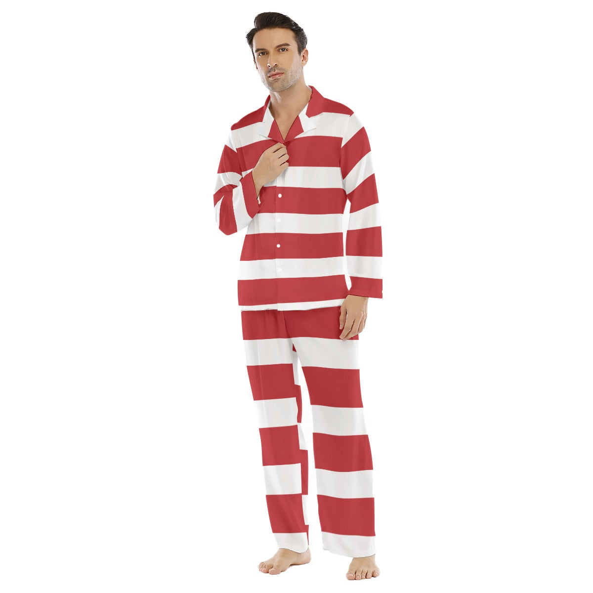 Men's Lapel Pajama Set