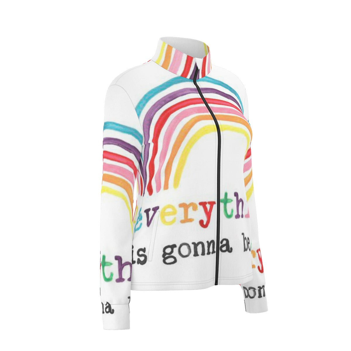 All-Over Print Women's Long Sleeve Thumbhole Jacket