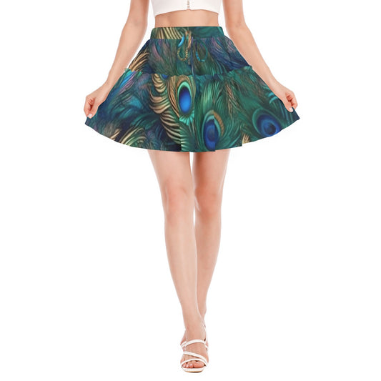 Women's Ruffled Mini Skirt