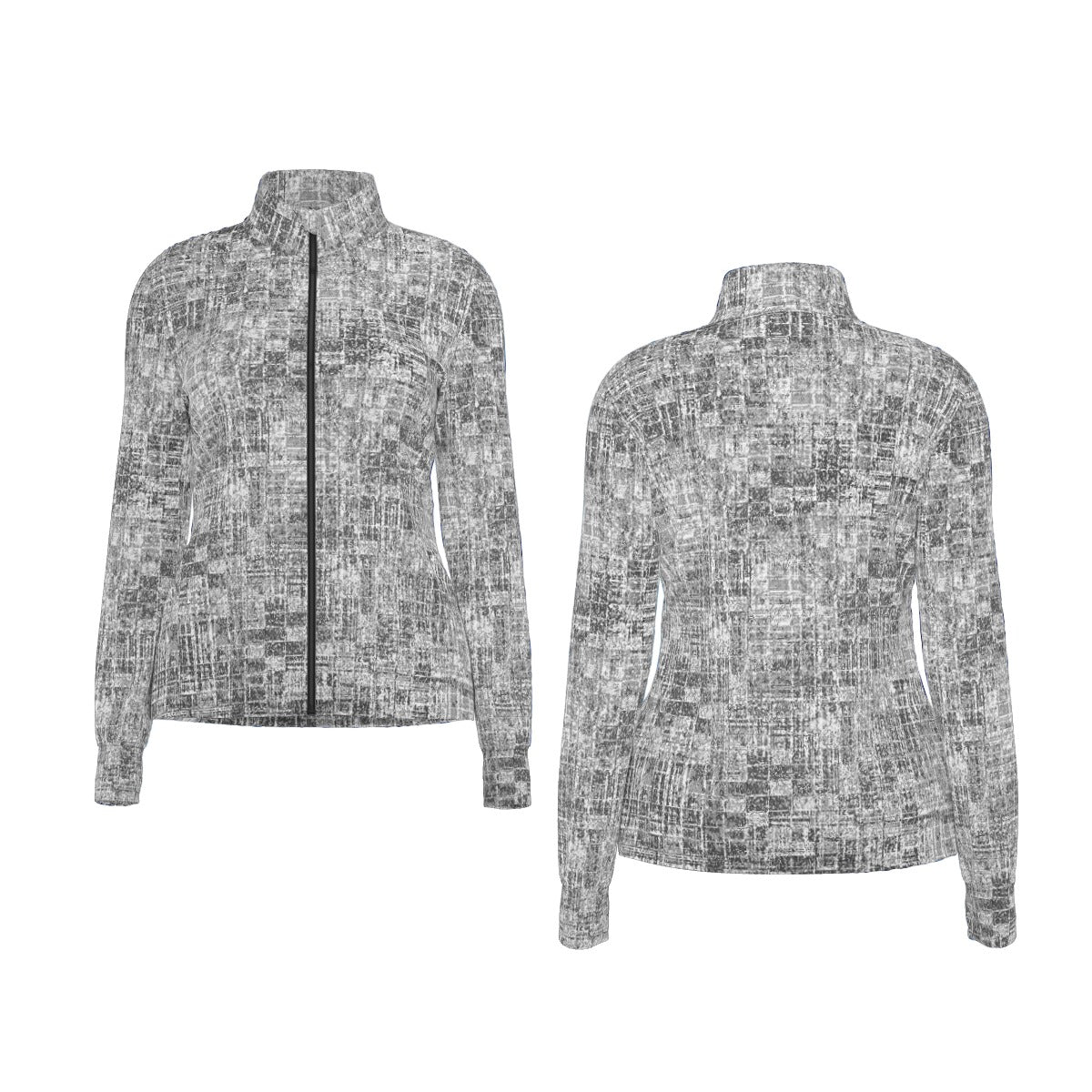 All-Over Print Women's Long Sleeve Thumbhole Jacket