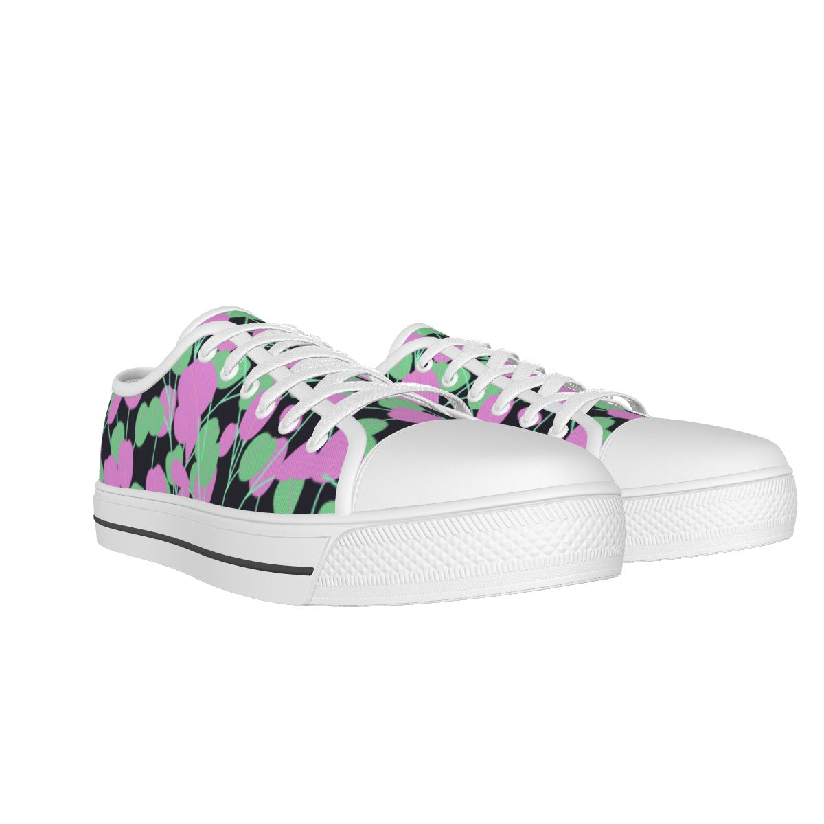 Women's White Sole Canvas Shoes