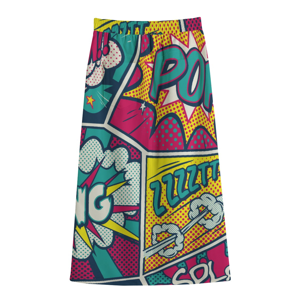 Women's Front Mid-slit Skirt | 245GSM Cotton