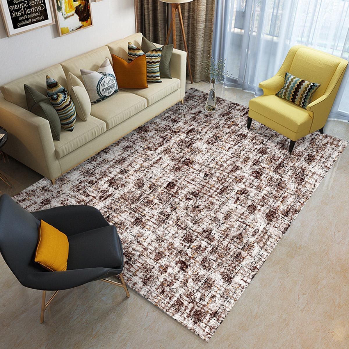 Foldable Rectangular Floor Mat