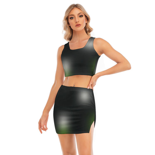 Women's Camisole And Hip Skirt Suit