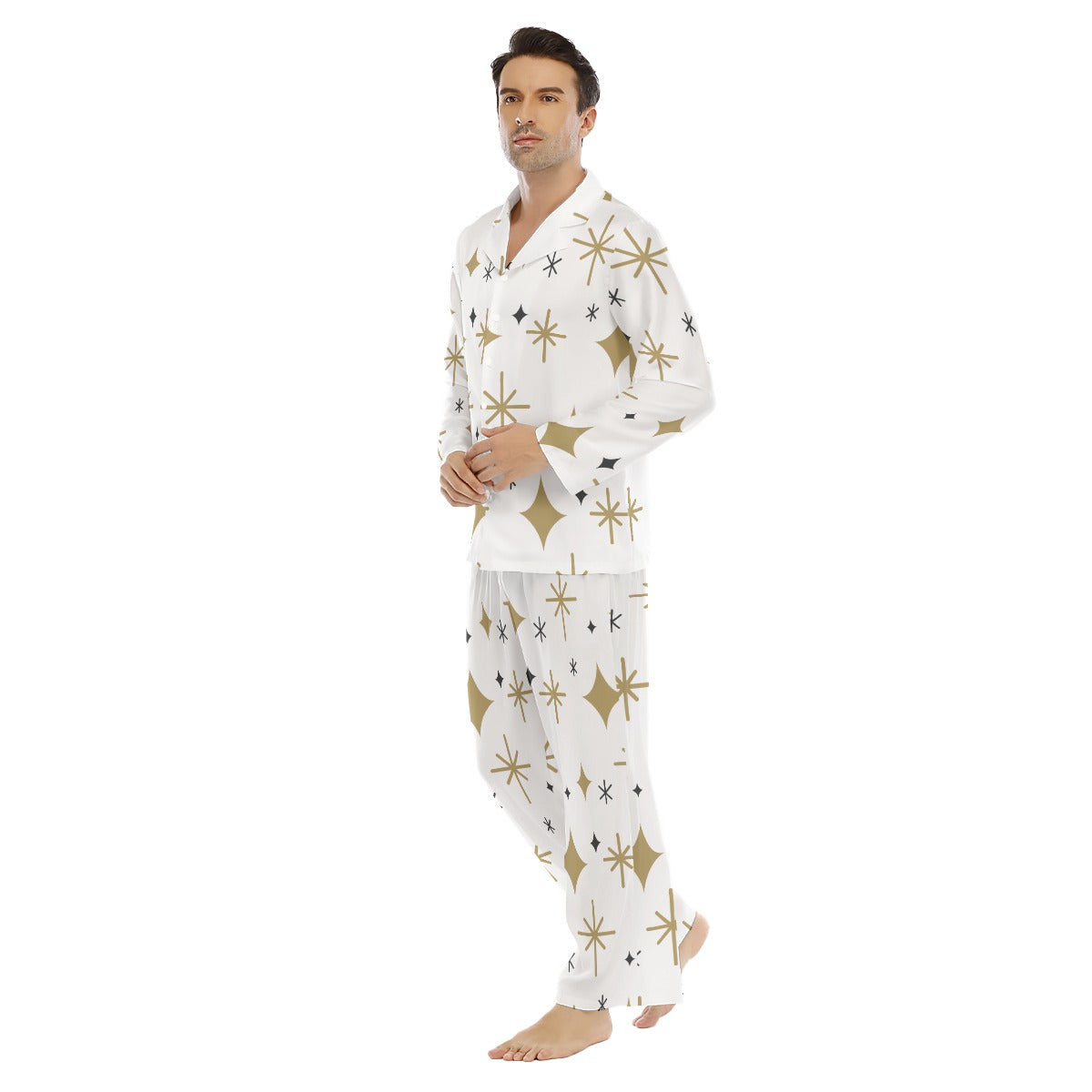 Men's Lapel Pajama Set