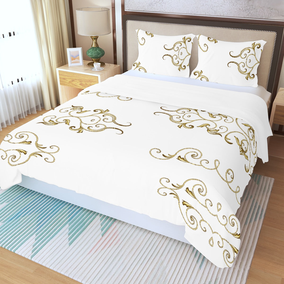 Three Piece Duvet Cover Set