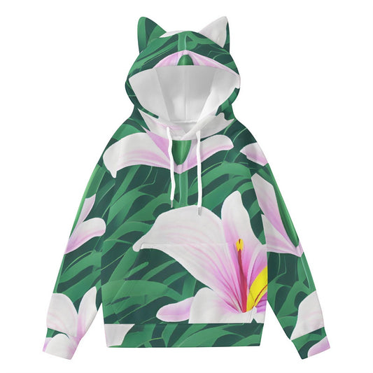 Women’s Hoodie With Decorative Ears