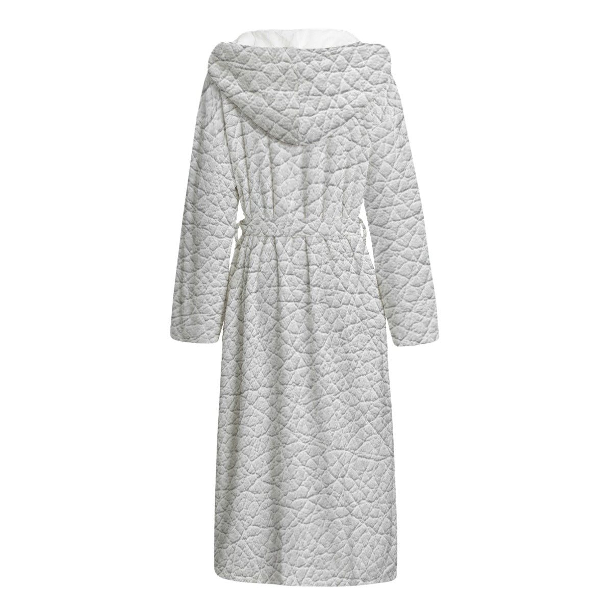 Unisex Flannel Hooded bathrobe