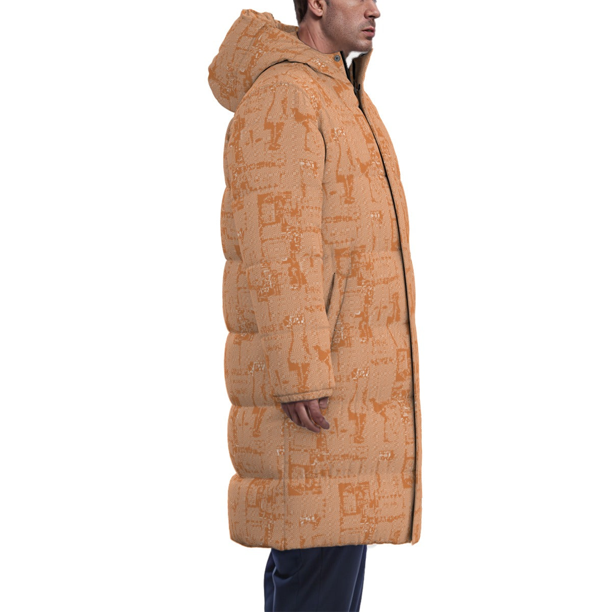 Unisex Long Down Jacket