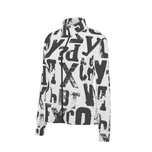 All-Over Print Women's Long Sleeve Thumbhole Jacket