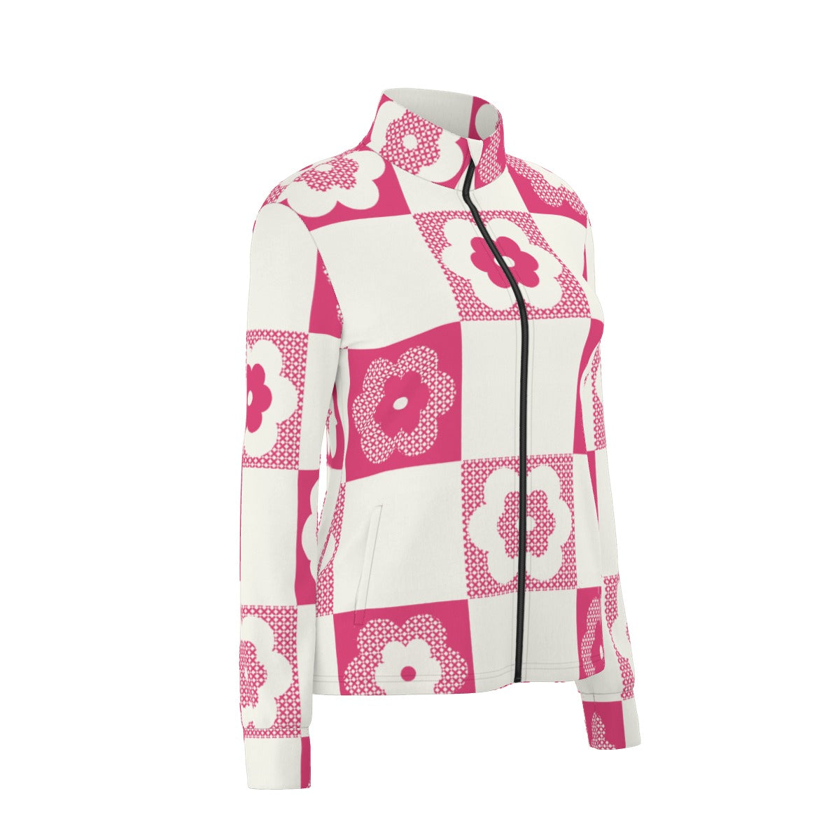 All-Over Print Women's Long Sleeve Thumbhole Jacket