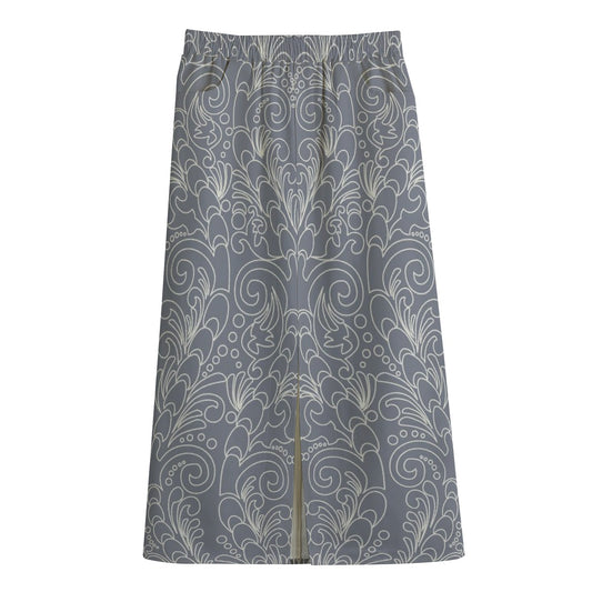 Women's Front Mid-slit Skirt | 245GSM Cotton