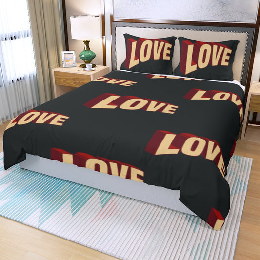 Three Piece Duvet Cover Set