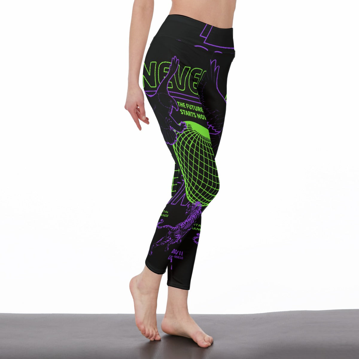 High Waist Leggings | Side Stitch Closure