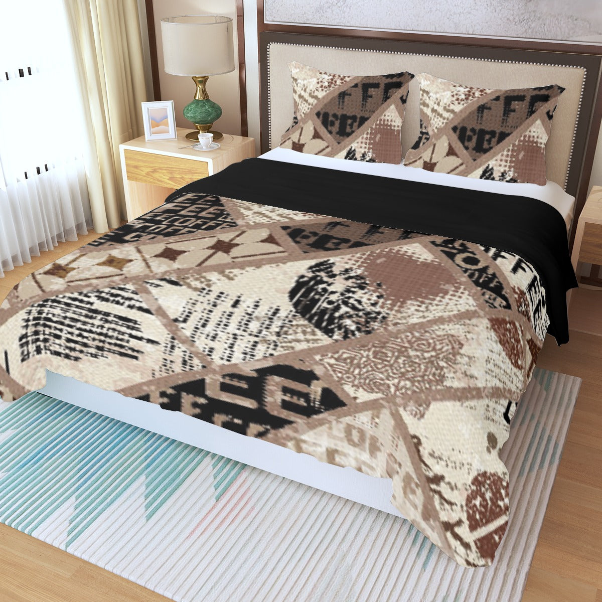 Three Piece Duvet Cover Set