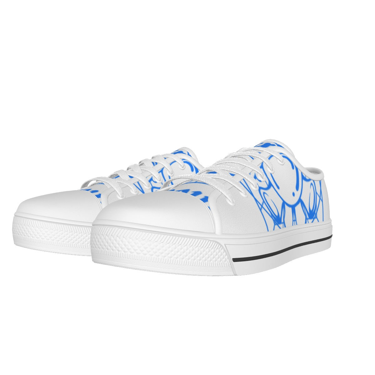 Women's White Sole Canvas Shoes