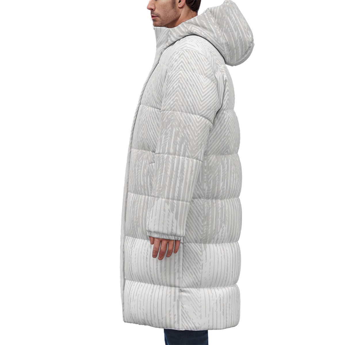 Unisex Long Down Jacket