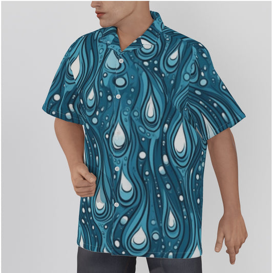 Hawaiian Shirt With Button Closure