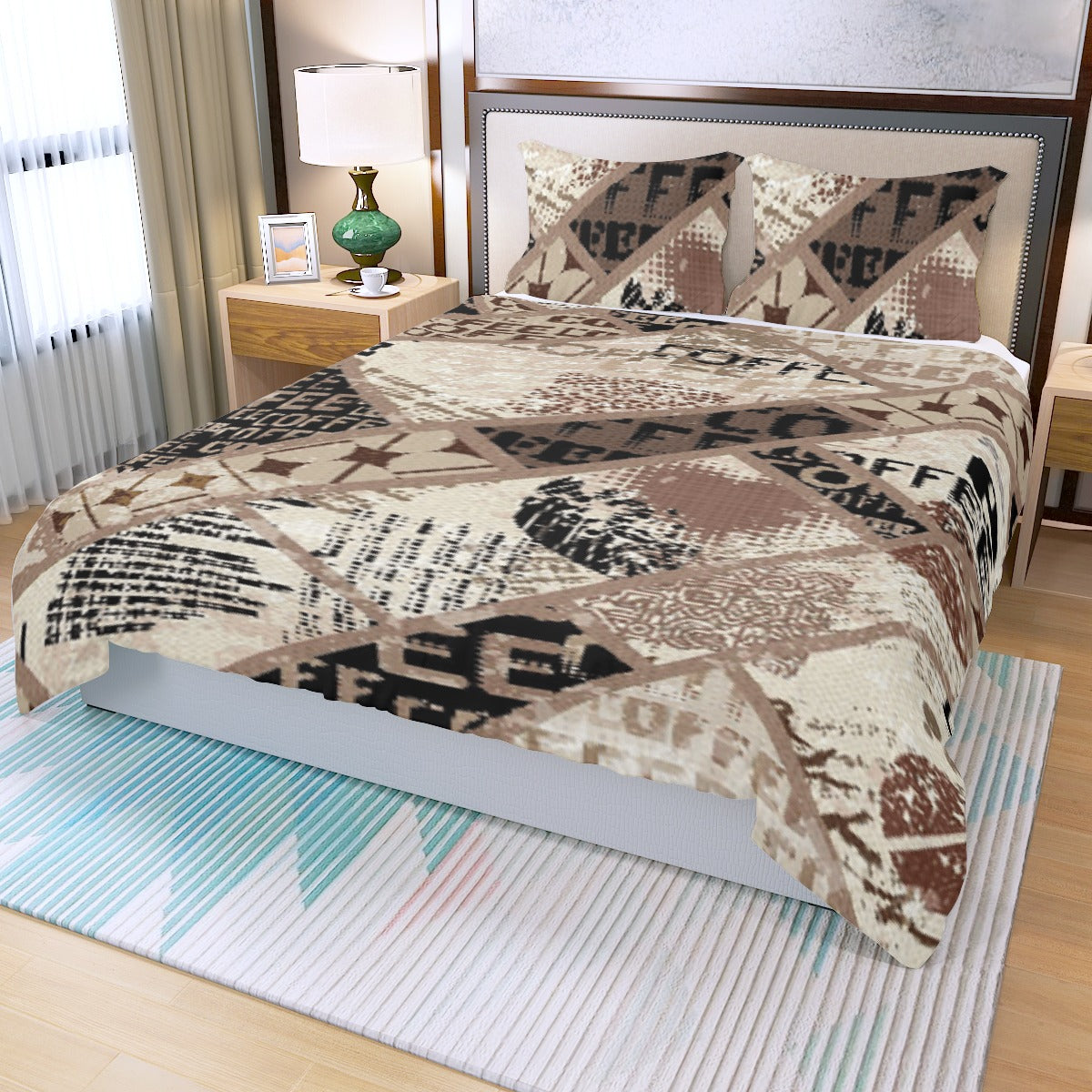 Three Piece Duvet Cover Set