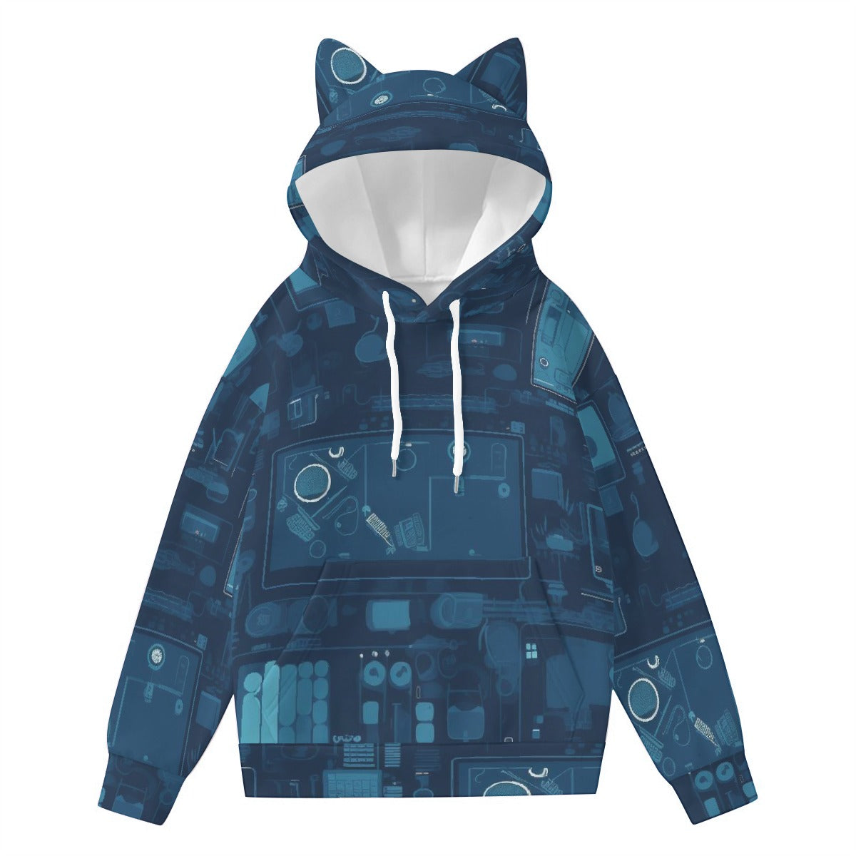 Women’s Hoodie With Decorative Ears