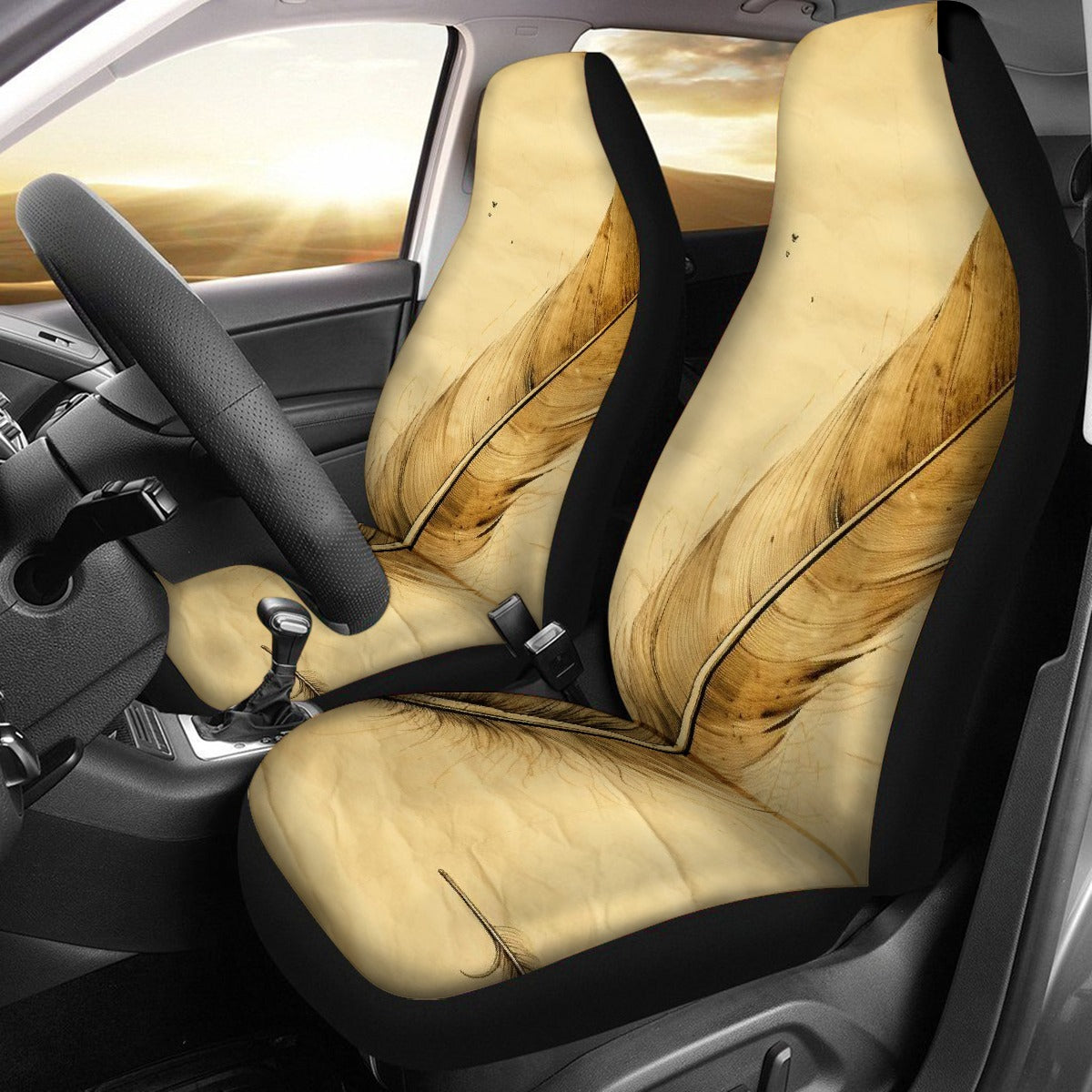 Universal Car Seat Cover With Thickened Back