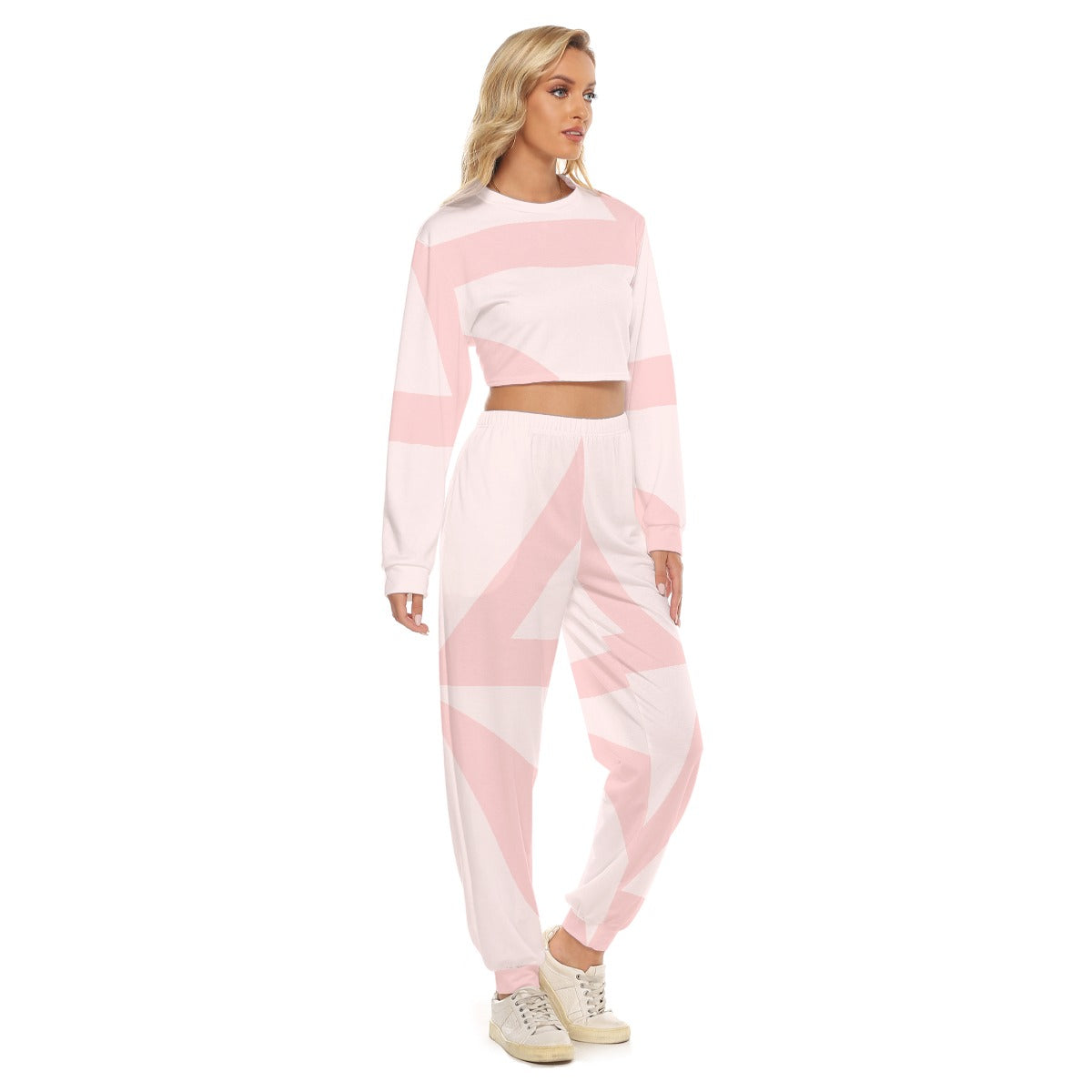 Women's Crop Sweatshirt Suit