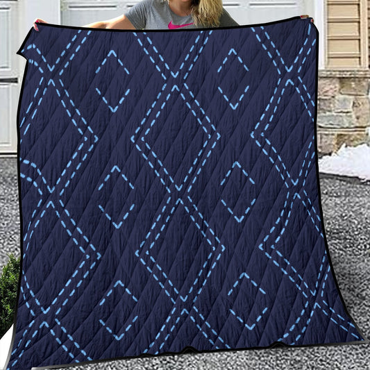 Lightweight & Breathable Quilt With Edge-wrapping Strips