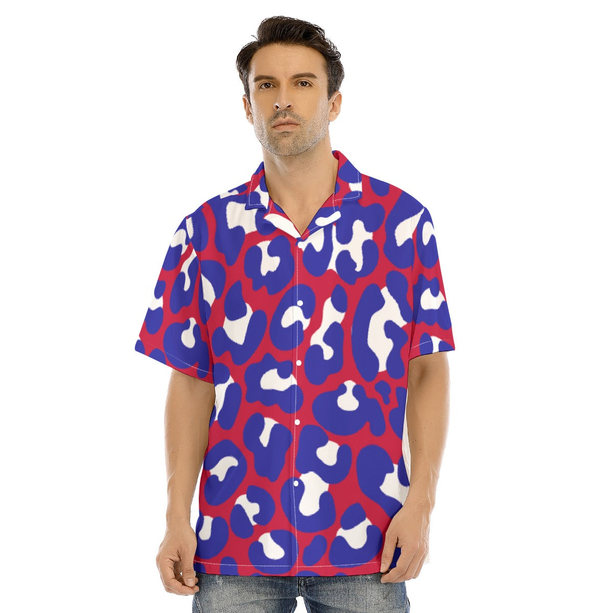 Hawaiian Shirt With Button Closure