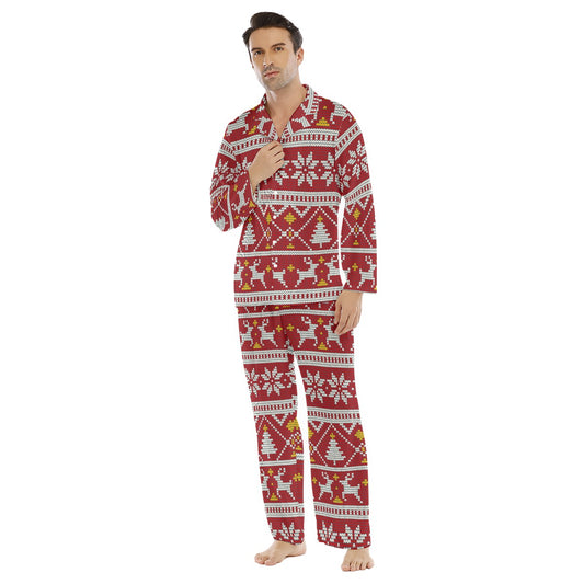 Men's Lapel Pajama Set